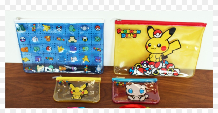 New *pokecen* Pokemon Dolls Goods ~ Flat Pouch Sets - Cartoon Clipart
