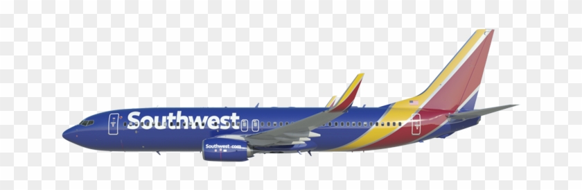 Southwest Airlines - Boeing 737 Max 10 Side Clipart