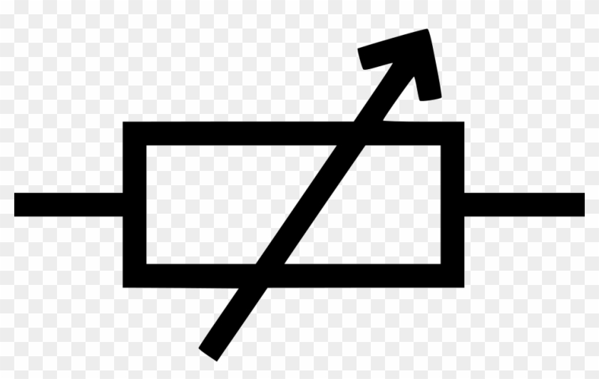 Png File - Symbol For A Variable Resistor Clipart