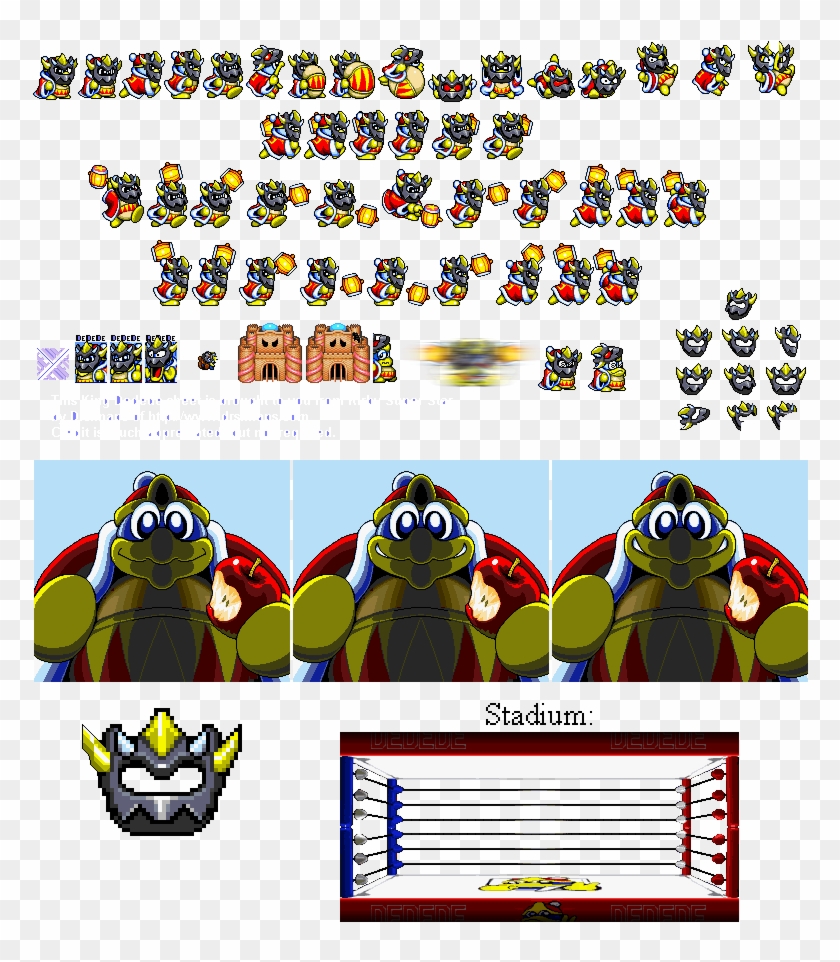 February 22nd, 2011, - Kirby Masked Dedede Sprite Clipart