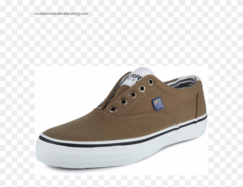 Men's Sperry Topsider Striper Laceless - Skate Shoe Clipart #4295382