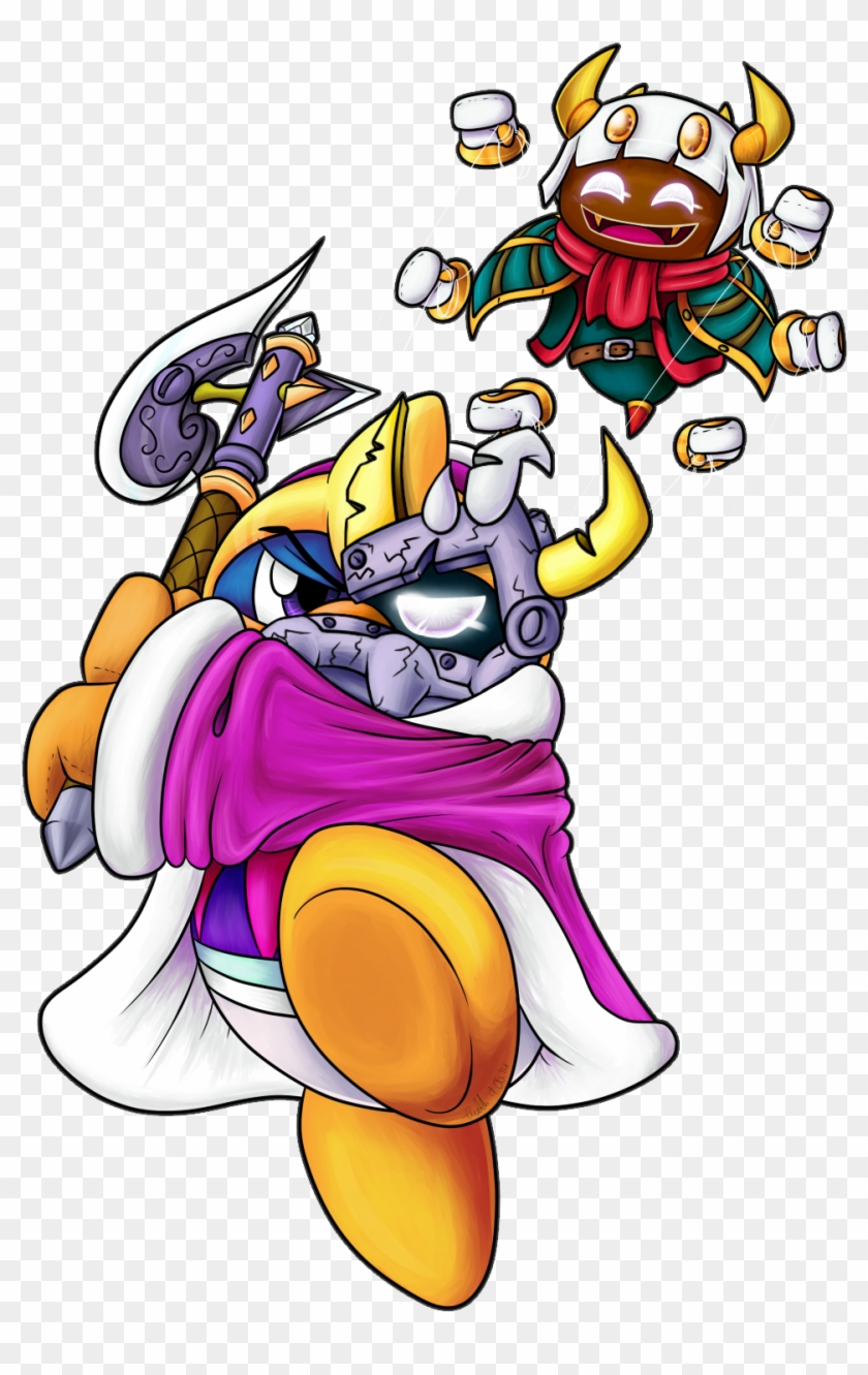 Masked Dedede And Taranza , Png Download - Kirby Masked Dedede Revenge Clipart #4295383