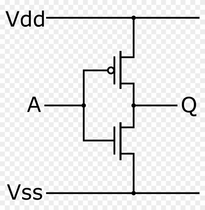 Cmos Or Gate ~ Electronic Circuit Diagramdiagram Resistor - Inverter Cmos Clipart #4295575