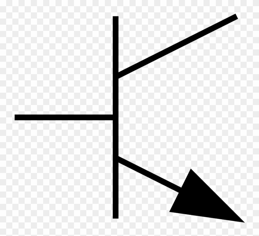 Transistor Schematic Symbol Symbol ~ Send104b Resistor - Transistor Symbol Png Clipart #4295700