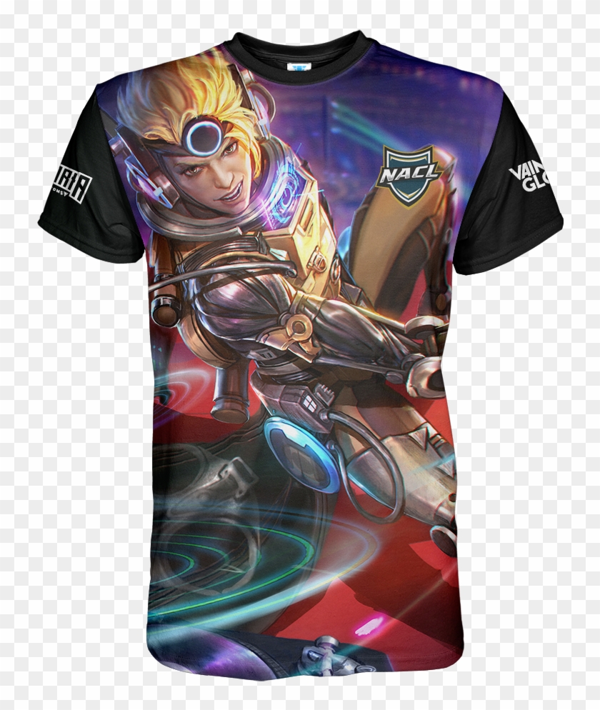Nacl "vox" Sublimated T-shirt - Vainglory Vox Skin Tier 3 Clipart #4295787