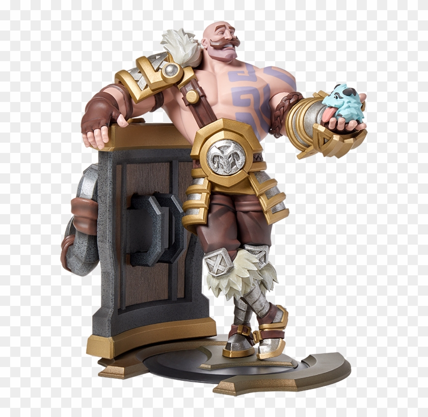 Riot Games Merch - Braum Unlocked Xl Statue Clipart #4295900