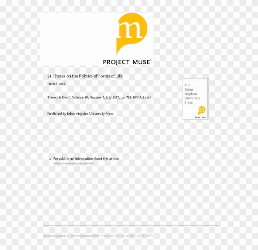 Pdf - Project Muse Clipart #4295903