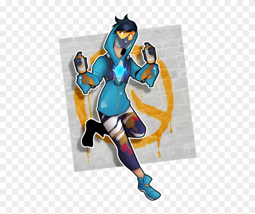 Happy Anniversary Overwatch - Transparent Tracer Art Clipart #4296550