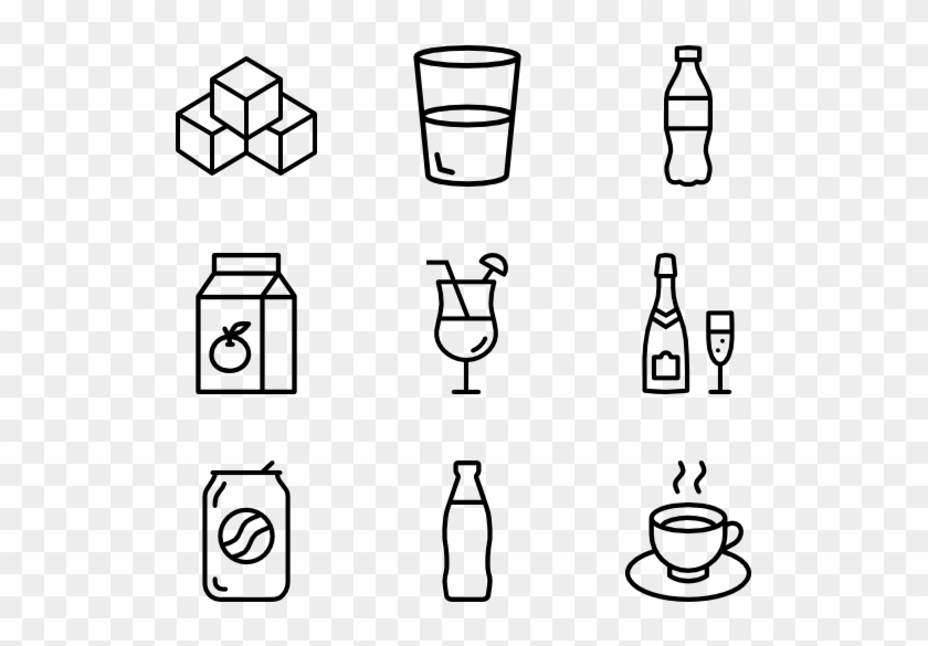 Drinks And Beverages - Back To School Icon Png Clipart #4296662