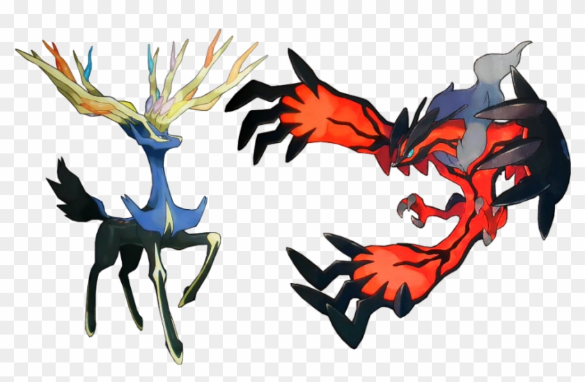 Canyon Echoes - Xerneas And Yveltal Clipart #4296694