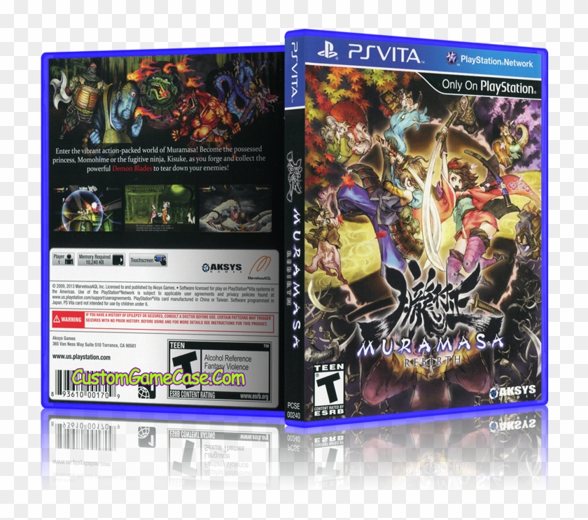 Sony Playstation Ps Vita - Muramasa Rebirth Ps Vita Cover Clipart #4296714