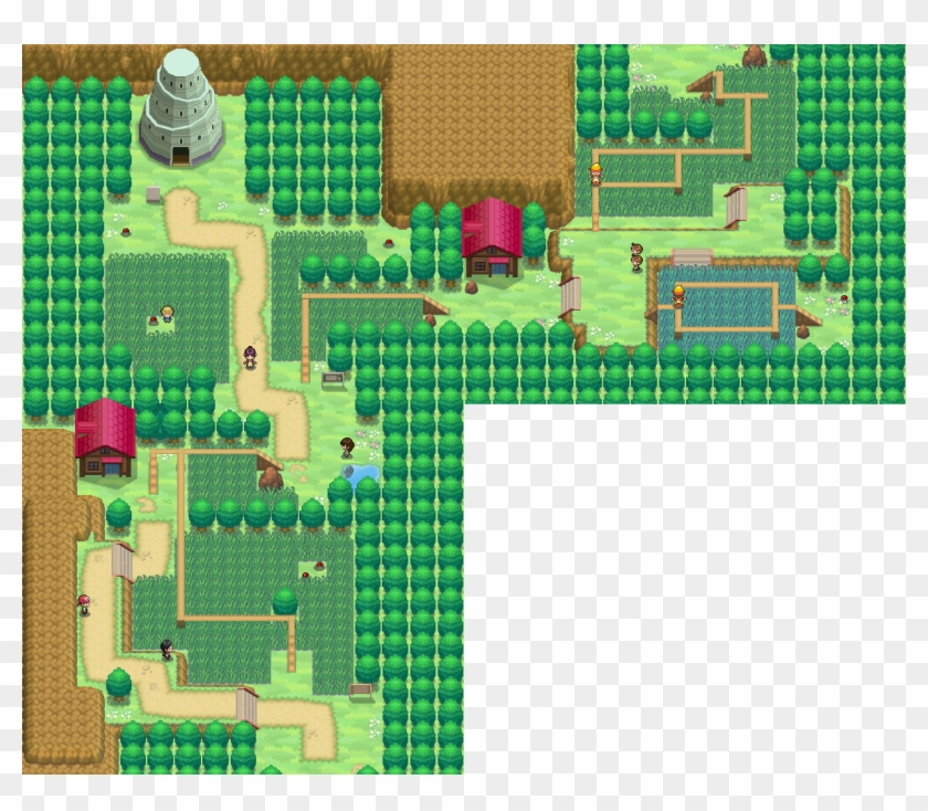Pokemon White 2 Route 7 Clipart