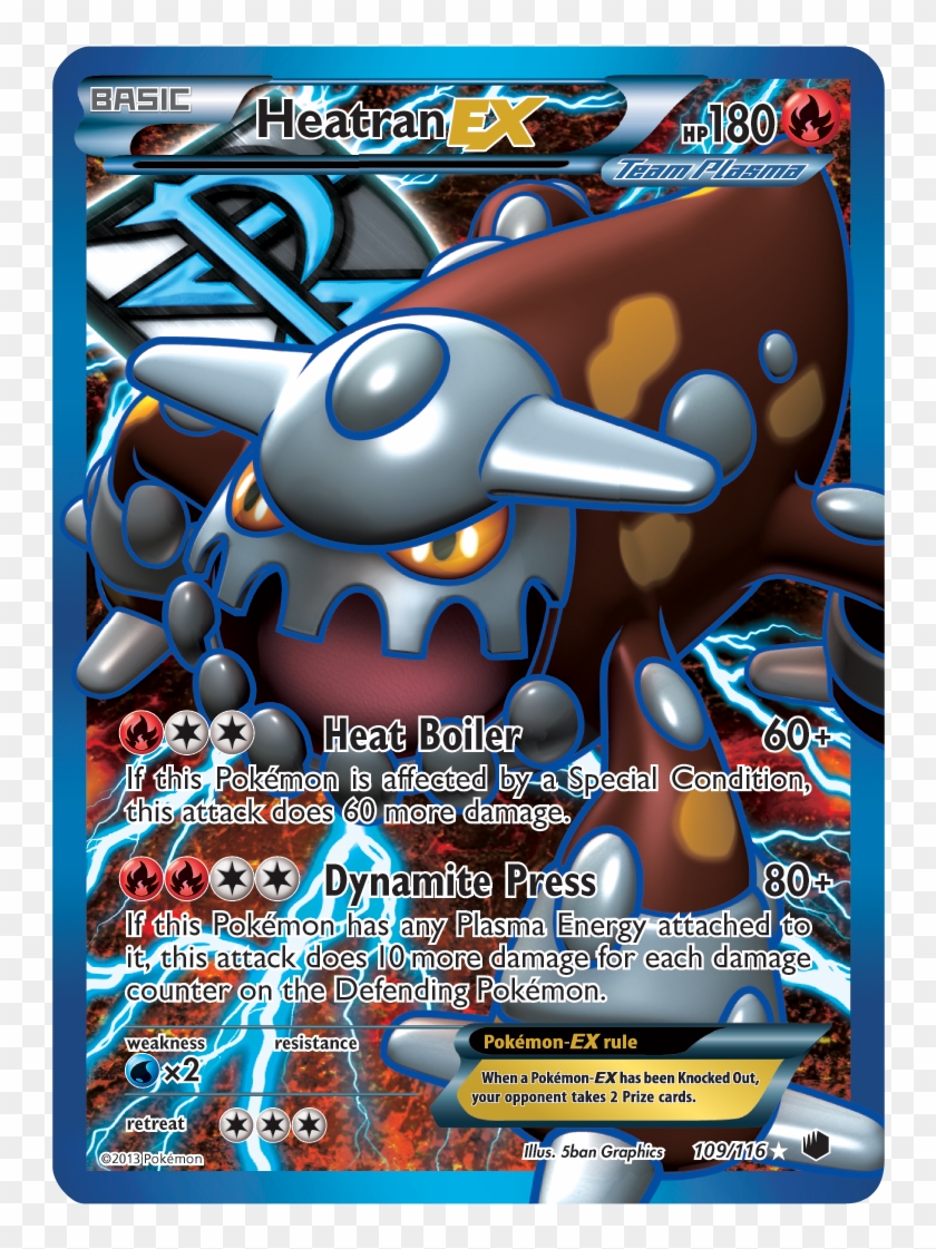 The Pokémon Ex Featured In The Set Are Tornadus Ex, - Heatran A Legendary Pokemon Clipart