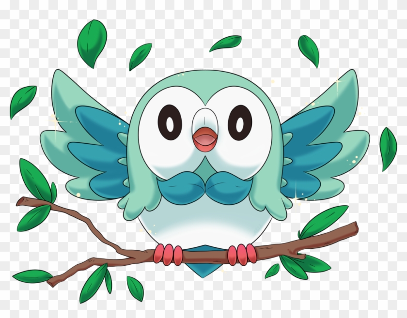 Je T'aurais Un Jour - Pokemon Shiny Rowlet Clipart #4296991