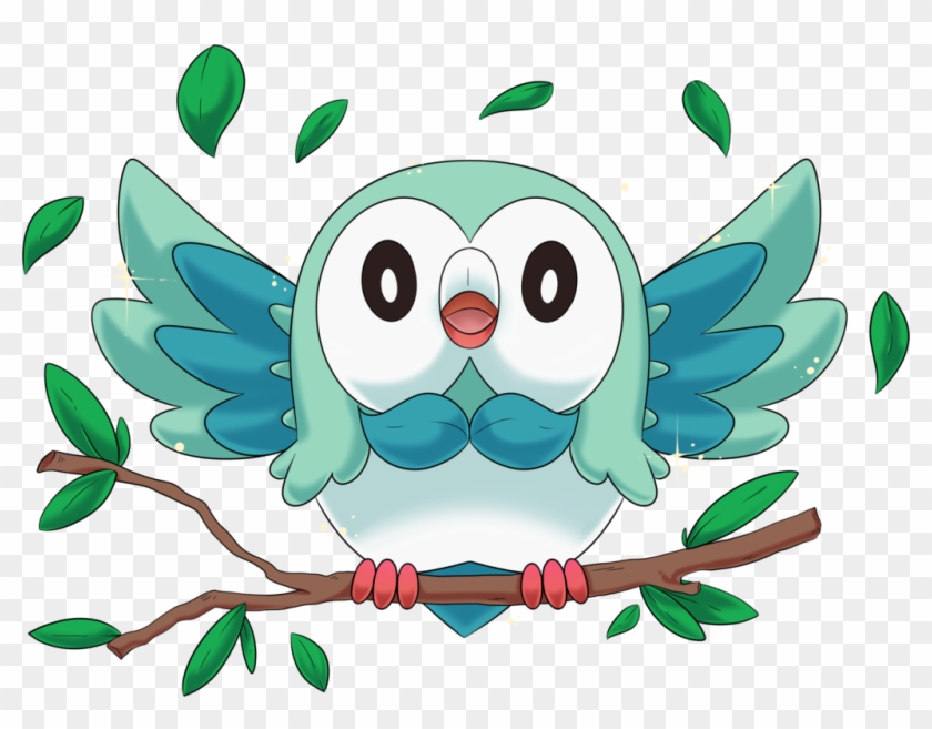 Je T'aurais Un Jour - Pokemon Shiny Rowlet Clipart