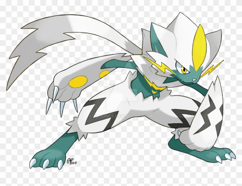 Like Most Electric-types Zeraora Has High Speed And - Imagenes De Zeraora Shiny Clipart