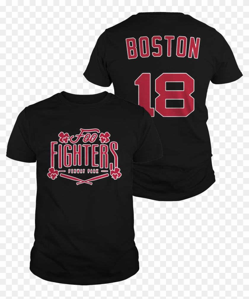Foo Fighters Fenway 2018 T Shirt - Foo Fighters Fenway T Shirt 2018 Clipart #4297131