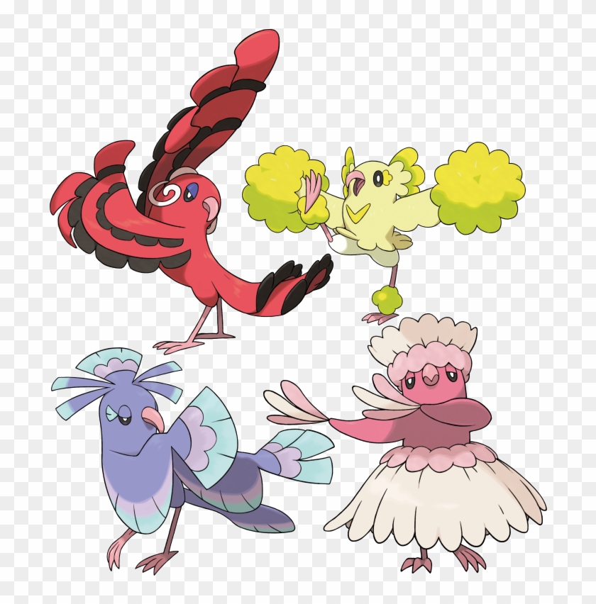 #741 - Choreogel - Pokemon Flying Type Alola Clipart