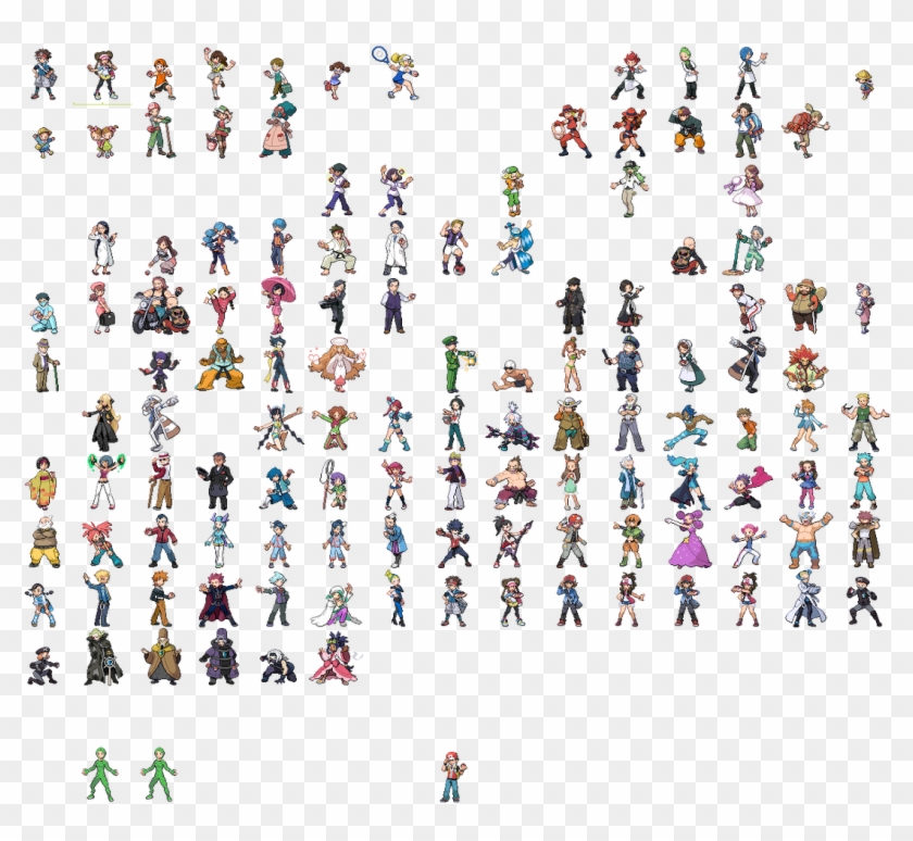 Picture - Pokemon Black 2 Trainer Sprite Clipart