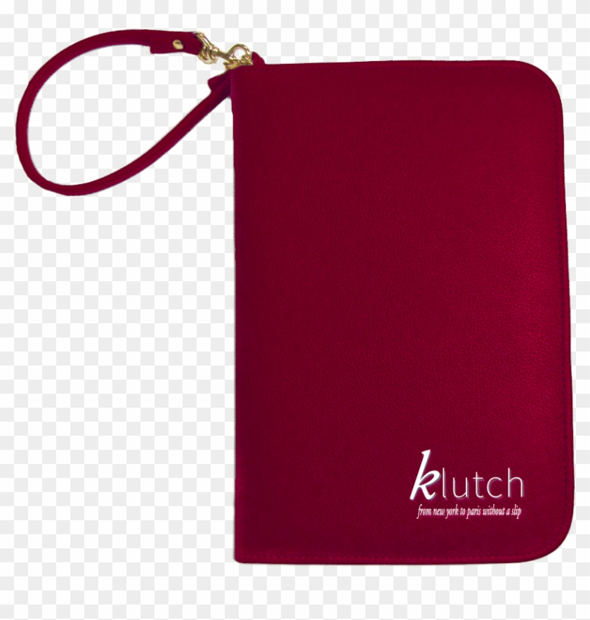 Klutch Travel Folder-red , Png Download - Coin Purse Clipart #4297338