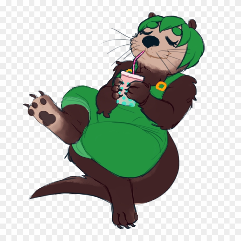 Otter Foo Fighters - Cartoon Clipart