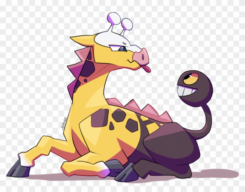 Pokemon Girafarig Fanart Clipart #4297428