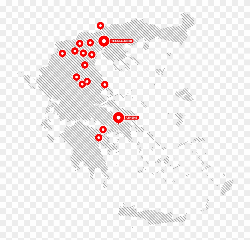 42 - Greece Map Png Vector Clipart