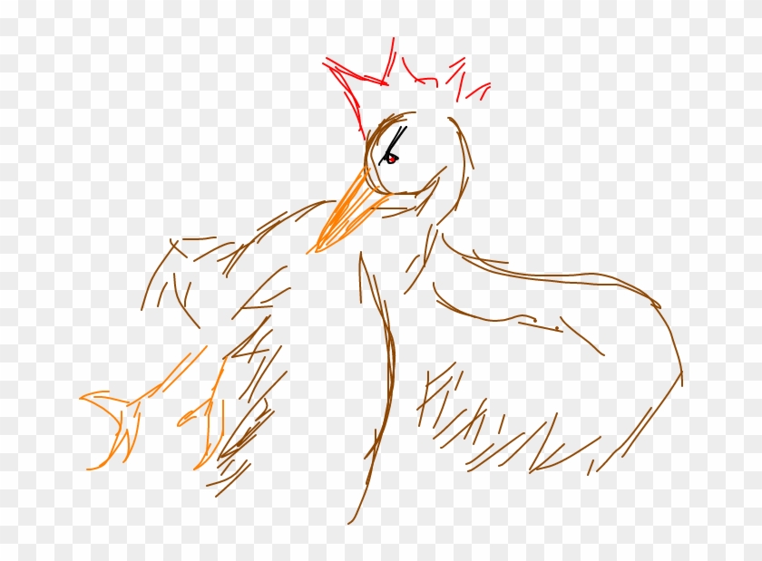 Fearow - Sketch Clipart