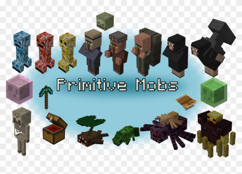 Update - Minecraft Primitive Mobs Mod 1.12 Clipart #4297811