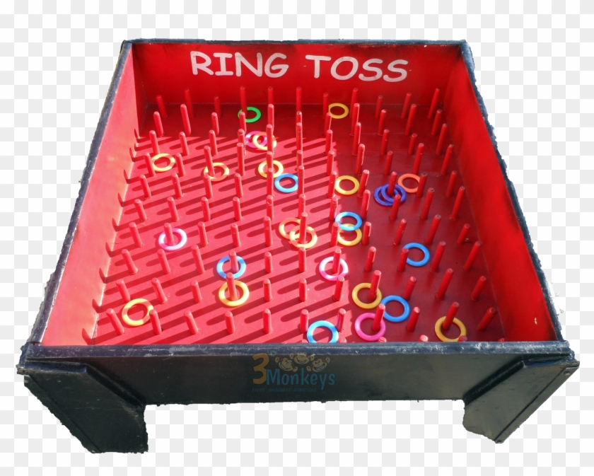 Above View Of Oversized Ring Toss Game - Board Game Clipart