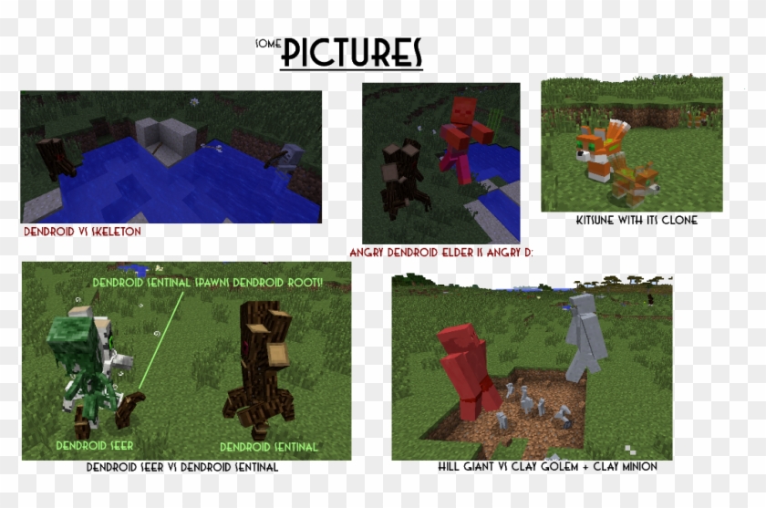 Other Mobs Minecraft Roots 1 7 10 Clipart Pikpng