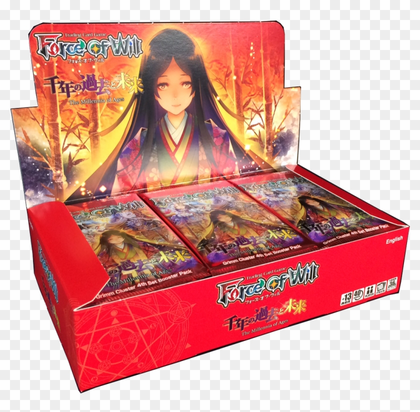 Force Of Will G4 Booster Display The Millennia Of Ages - Box Clipart