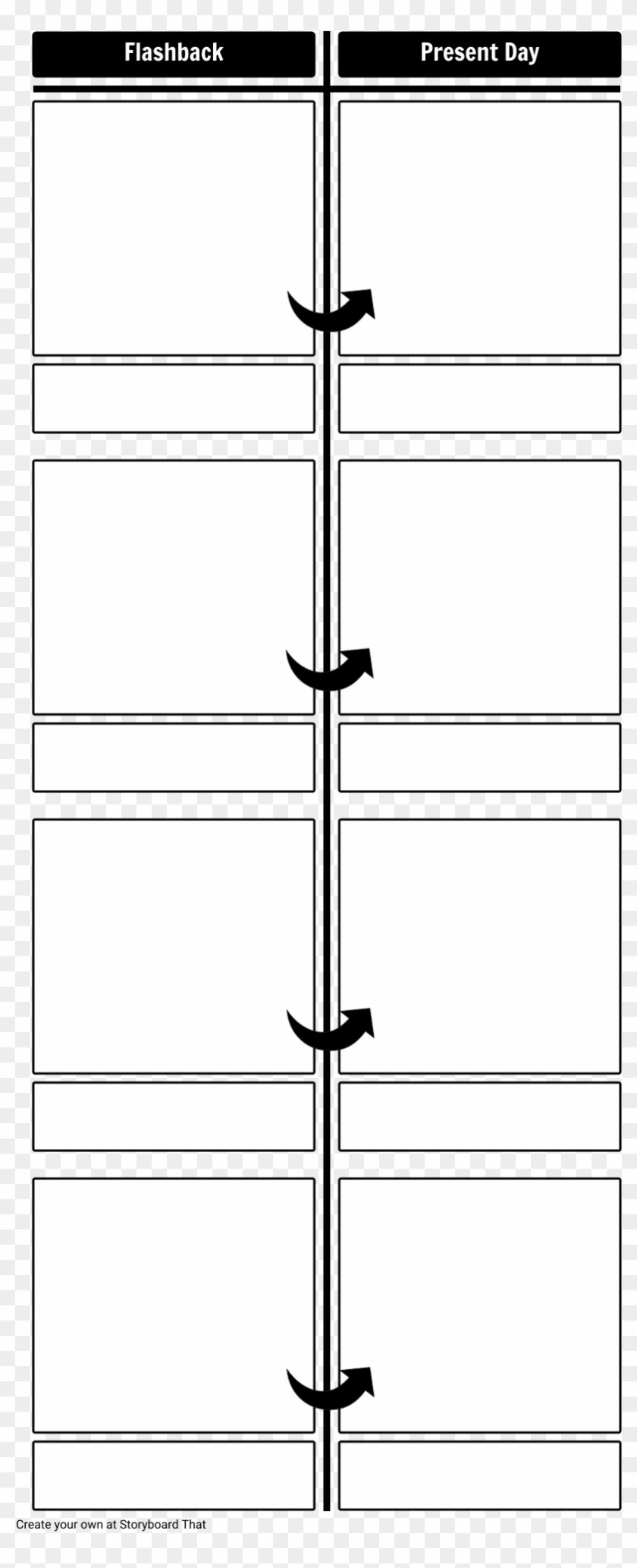 Flashback Template - Cross Clipart