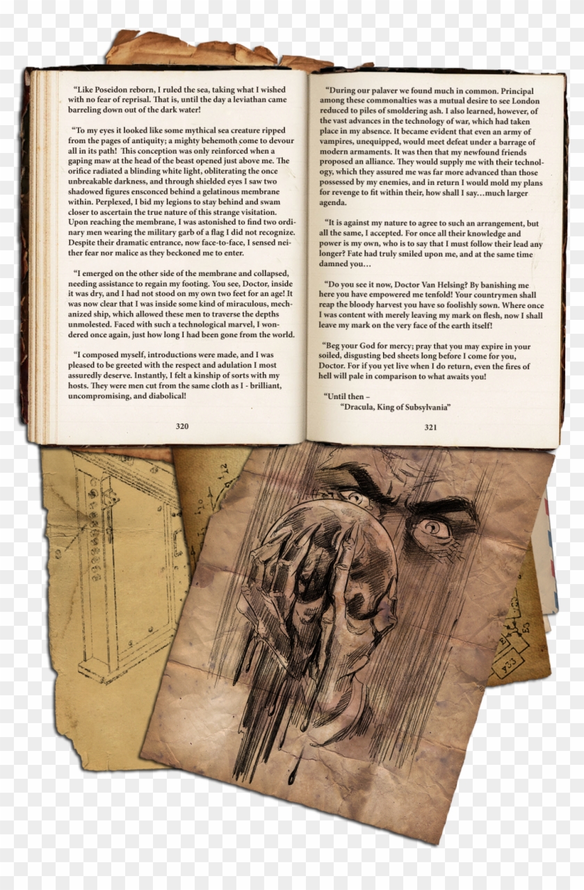 Lost Chapter Of Dracula Page - Alphabetized Bible Clipart