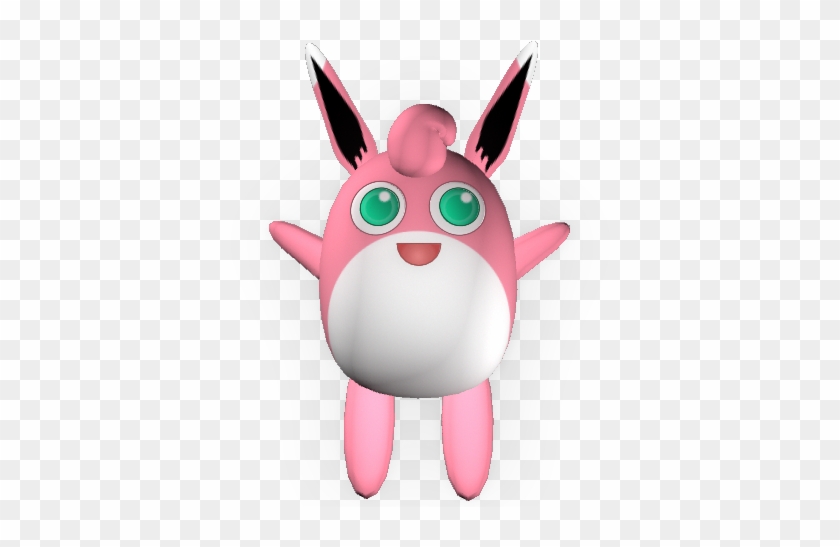 This Is A Model I Made Of The Pokemon Wigglytuff In - Cartoon Clipart #4299322