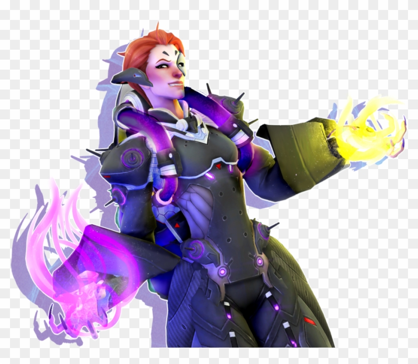 1042 X 767 21 - Overwatch Moira Png Clipart #4299366