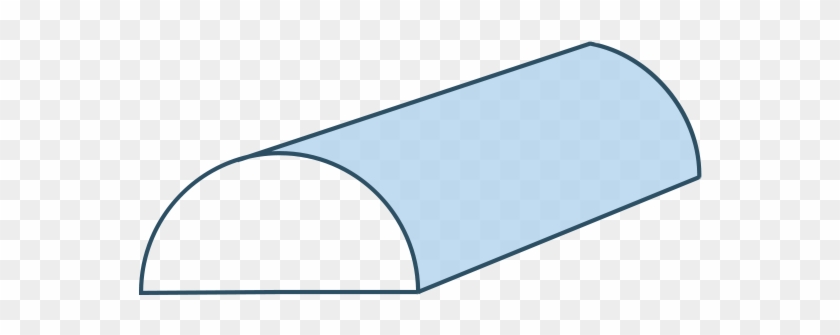 Espuma Semicircular Media Luna - Cylinder Clipart
