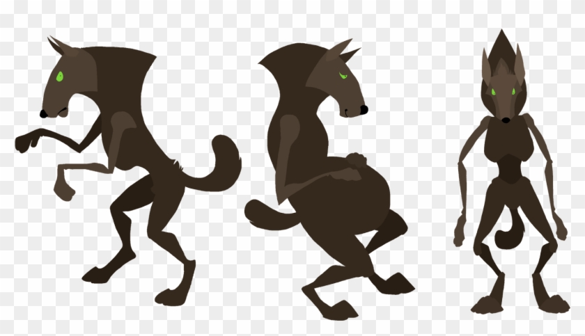 Wolf Concept 2- Inserted The Use Of Simple Curves And - Illustration Clipart #4299633