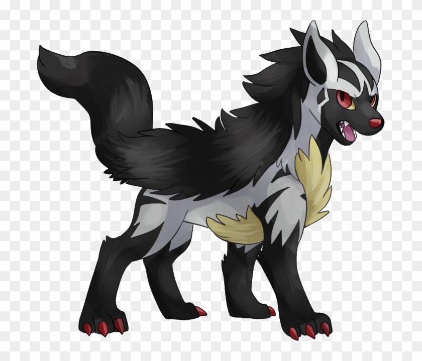 Pokemon Mega Mightyena Is A Fictional Character Of - Poochyena And Mightyena Sprites Clipart
