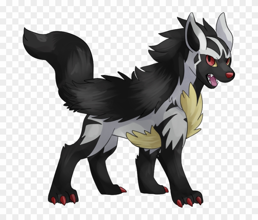 Pokemon Mega Mightyena Is A Fictional Character Of - Poochyena And Mightyena Sprites Clipart #4299783