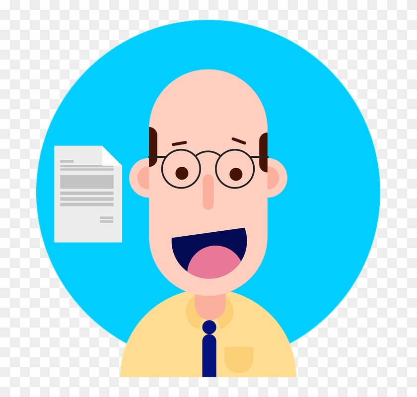 Avatar, Icon, Document, Entrepreneur, Man, Business - Avatar Icon Png Vector Clipart #430023