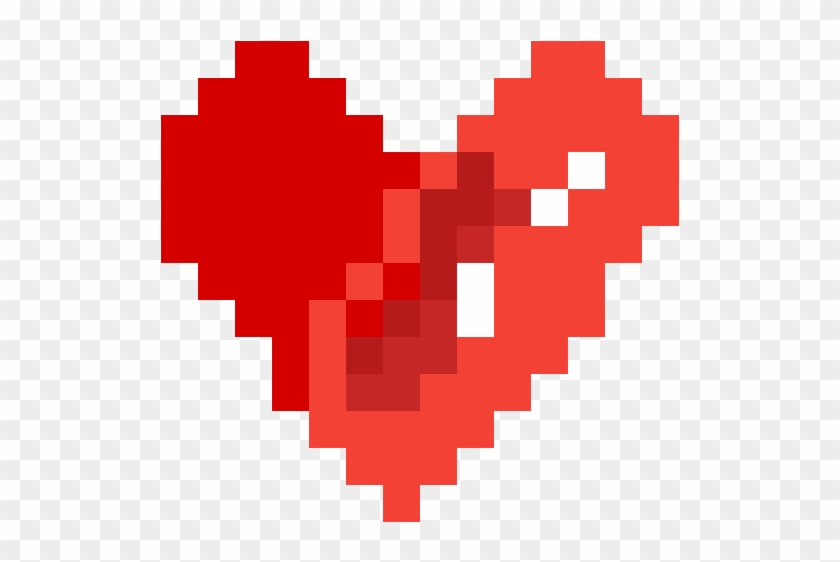 Pixel Heart - Pixel Heart Png Transparent Clipart #430057