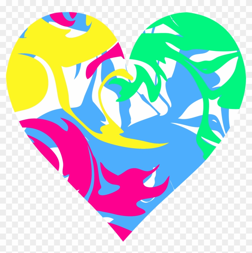 Swirl Heart - Colorful Heart Clip Art - Png Download #430118