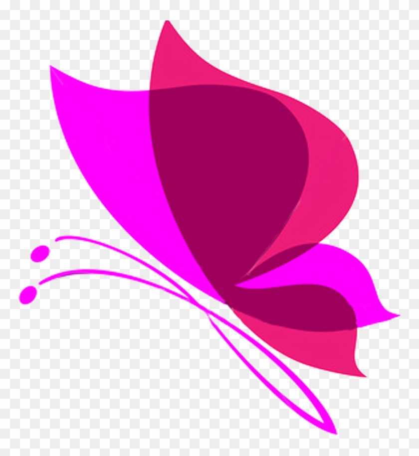 Pink Butterfly Clipart Png - Transparent Background Butterfly Clipart Png