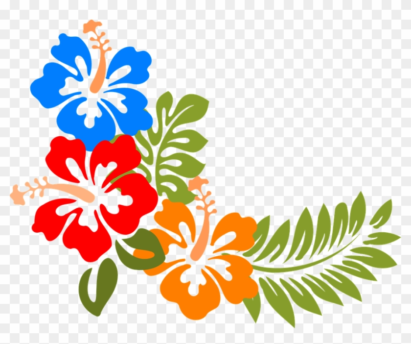 Hibiscus, Hawaii, Flowers, Tropical, Colorful, Spring - Tropical Clip Art - Png Download