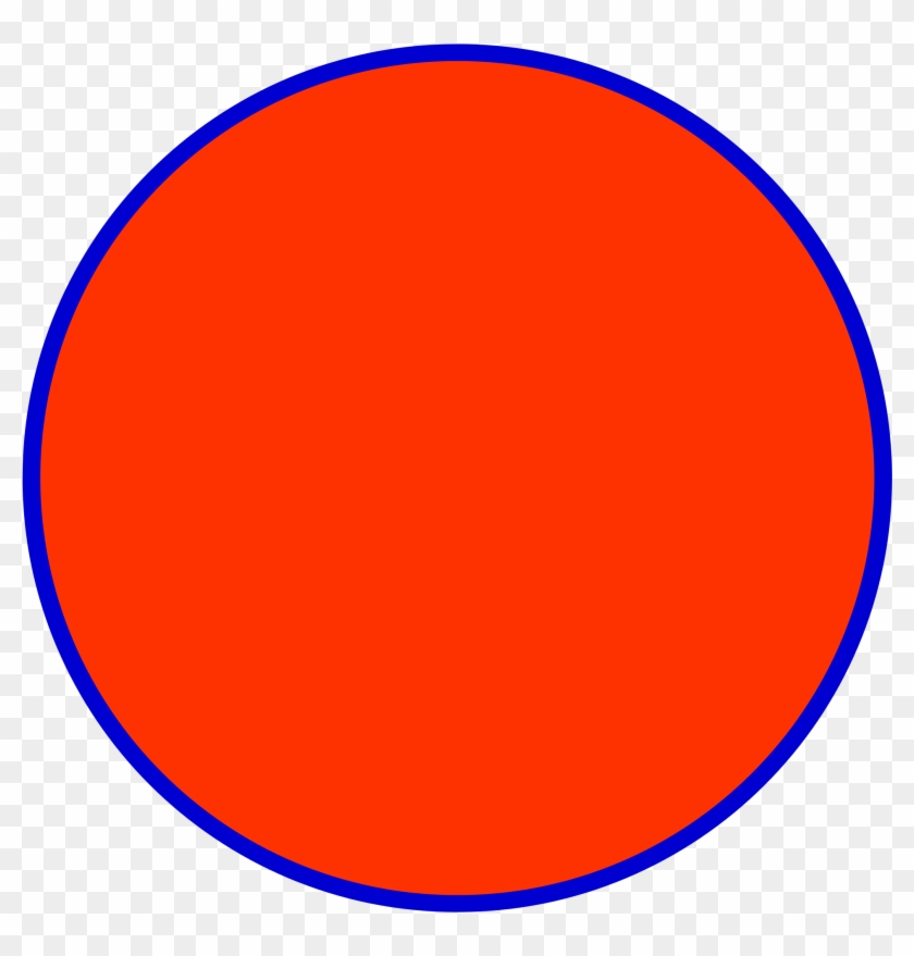 The Blue Circle Represents The Set Of Points Satisfying - Circle Clipart