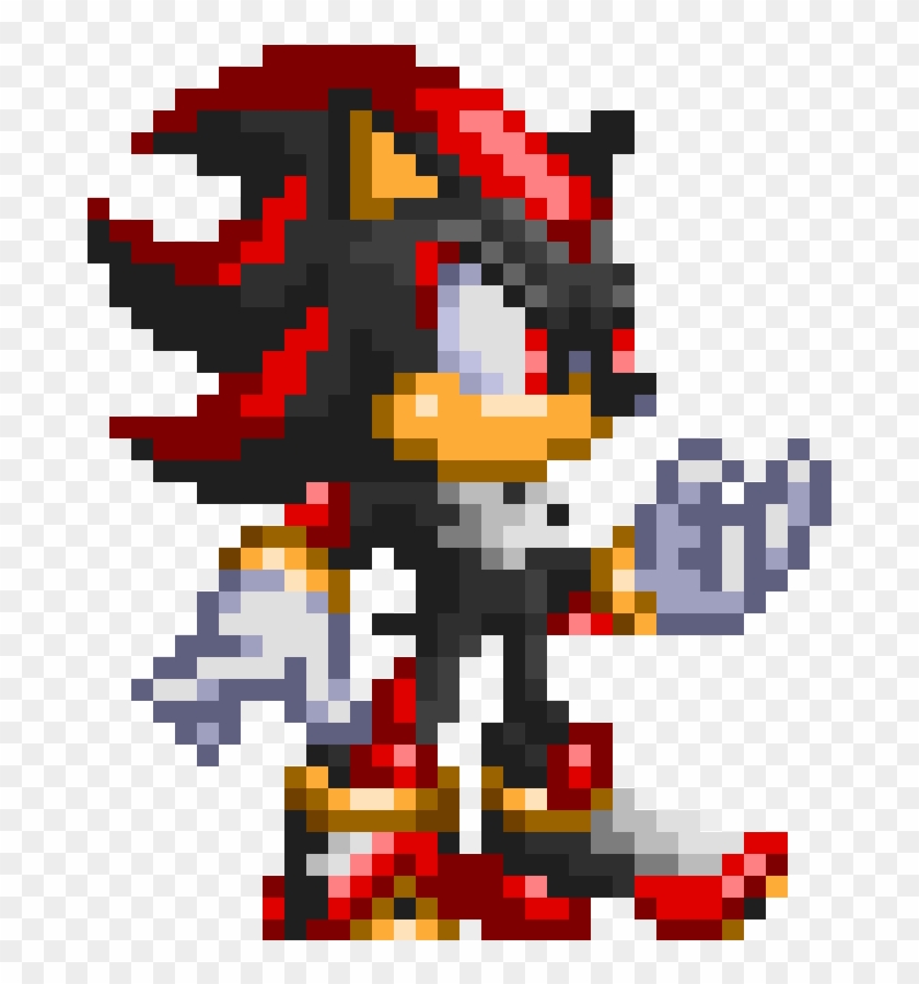 Shadow The Hedgehog Sprite , Png Download - Shadow The Hedgehog Sprite Clipart #430676