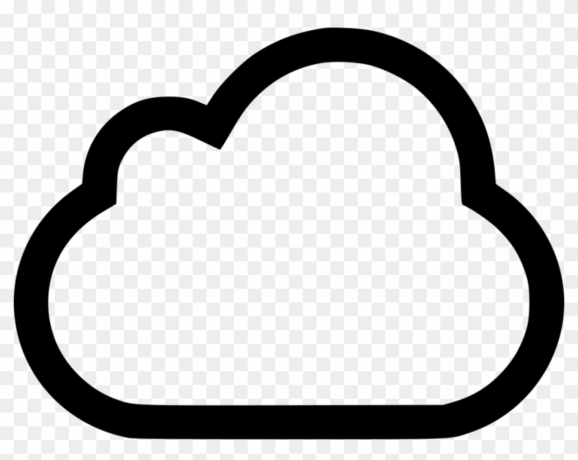 Cloud Outline Svg Png Icon Free Download 477096 Onlinewebfonts - Heart Clipart #430887