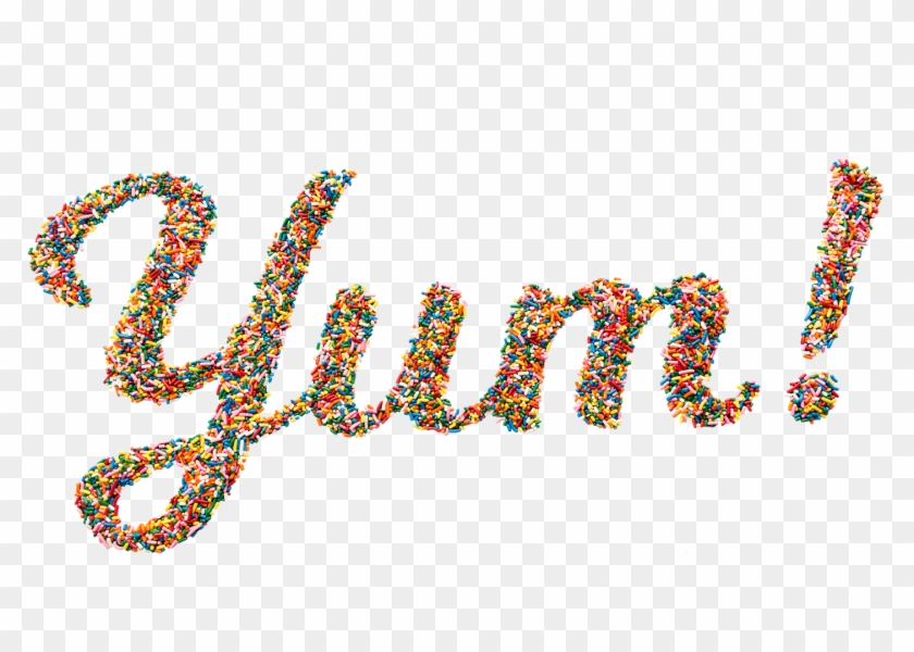 This Was Made By Laying Out Sprinkles, Taking A High-resolution - Graphic Design Clipart