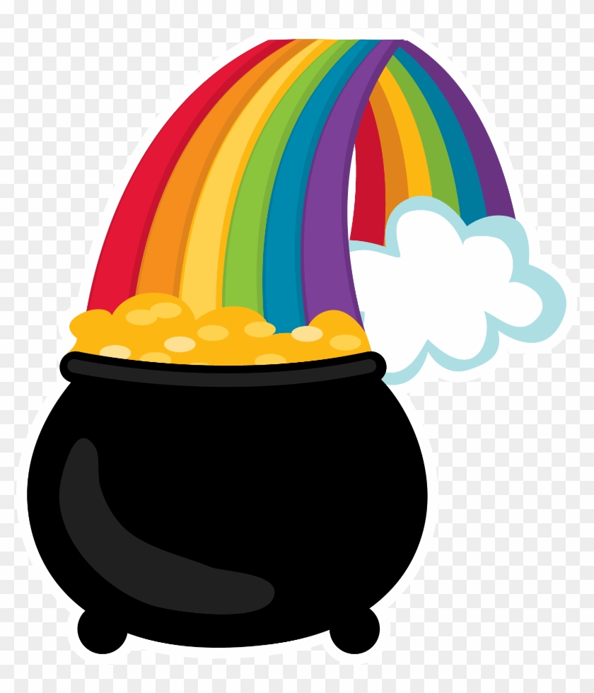 Pot Of Gold * - Pot Of Gold Rainbow Clip Art - Png Download #431179
